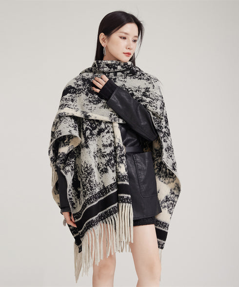 Ink Jacquard Stole